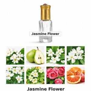 Jasmine Flower Perfume Oil | 3 ml Rollerball l